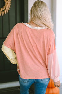 Spring Color Block Top