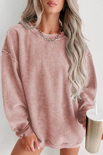 Mauve Ribbed Pullover