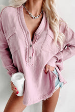 Load image into Gallery viewer, Baby Pink Crinkle Top