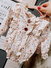 Load image into Gallery viewer, Baby Pink Floral Bubble Romper