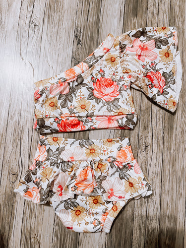 Floral Bummies Set