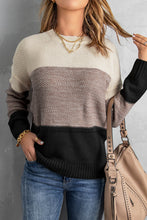 Load image into Gallery viewer, Black ColorBlock Sweater