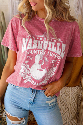 Vintage Red Nashville Tee