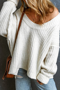 White Knit Sweater