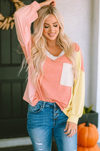 Spring Color Block Top