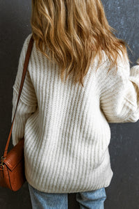 White Knit Sweater