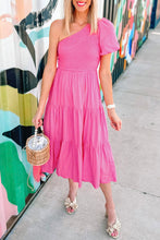 Load image into Gallery viewer, Pink Asymmetrical Dress