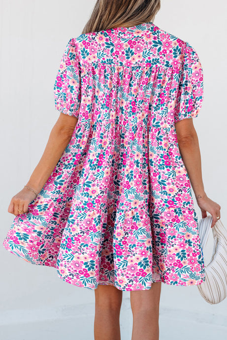 Floral Collard Dress