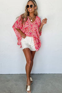 Shades of Pink Floral Top