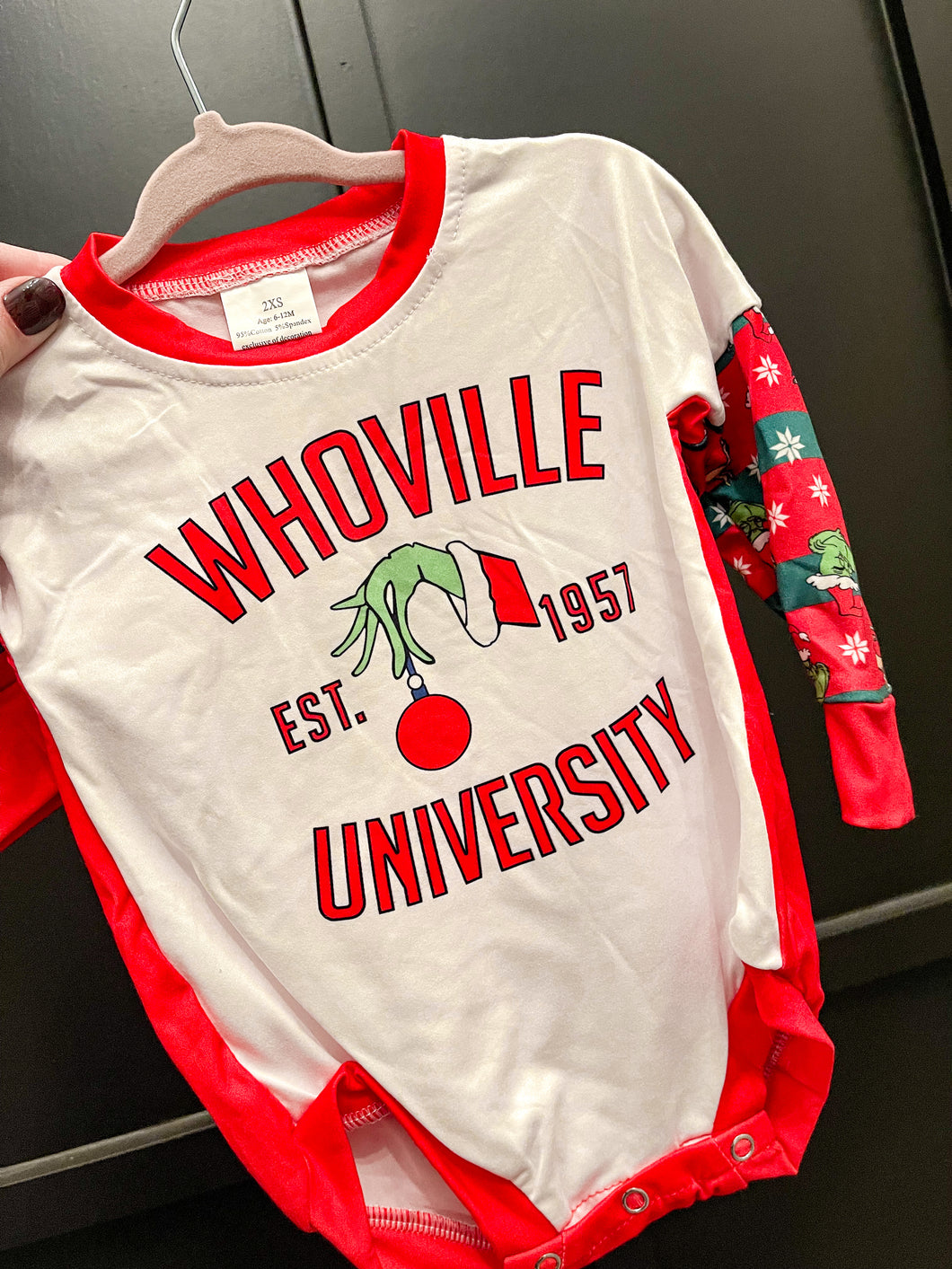 Whoville University Romper