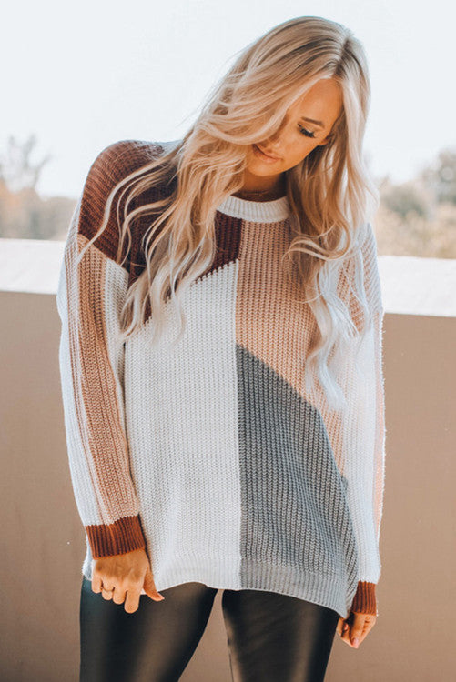 Winter Abstract Sweater