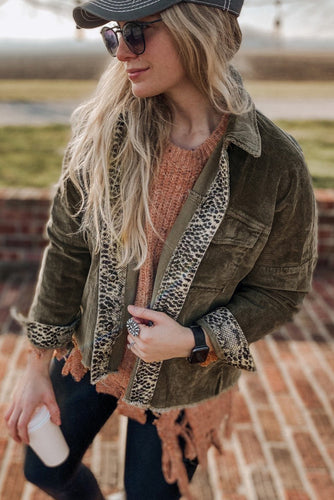 Olive Corduroy Jacket