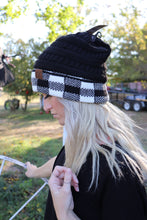 Load image into Gallery viewer, Classic Buffalo Plaid C.C Beanie