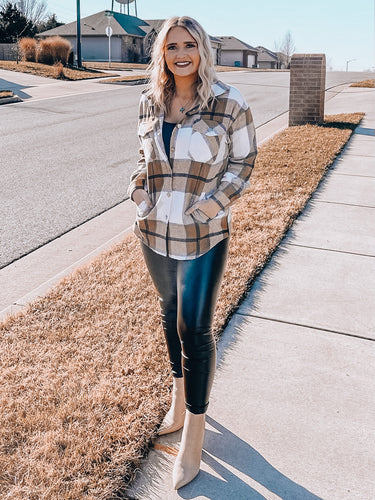 Nora Plaid Shacket