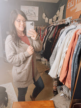 Load image into Gallery viewer, Curvy Taupe Popcorn Cardigan