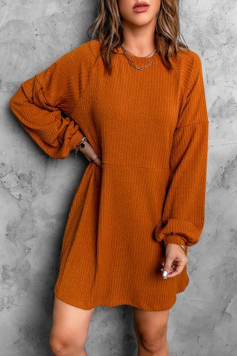 Rust Winter Dress