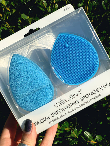 Facial Exfoliating Sponge Duo