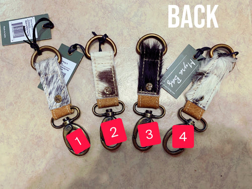 Myra Cowhide Keychain