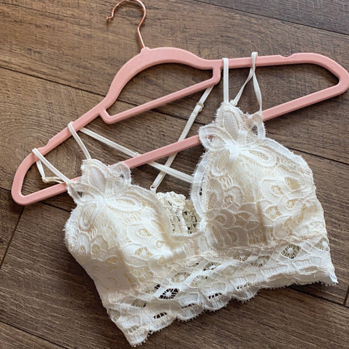 Cream Laci Bralette