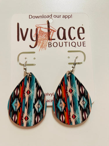 Sonoran Sky Wood Earrings