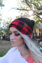 Load image into Gallery viewer, Classic Buffalo Plaid C.C Beanie